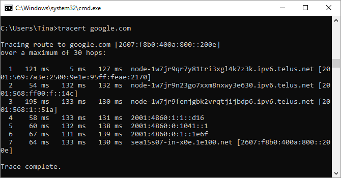 tracertcmd - AlienSec